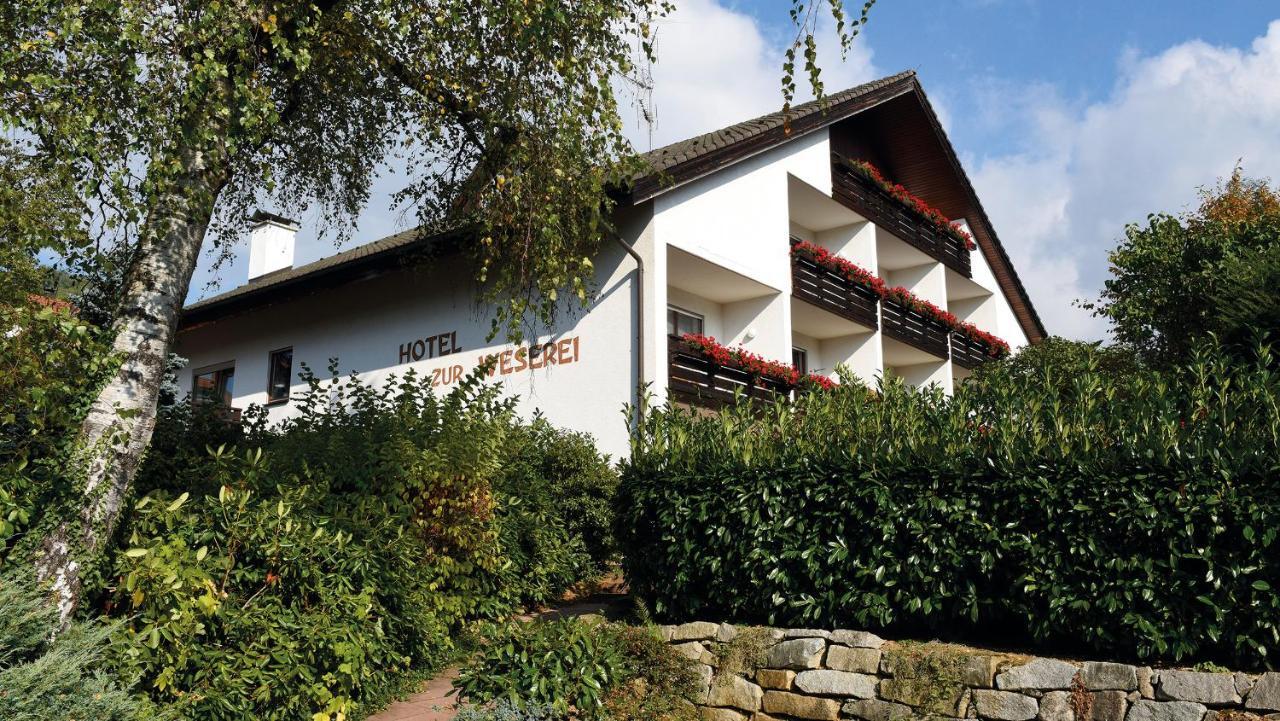 Hotel Garni Zur Weserei Kandern Exterior foto